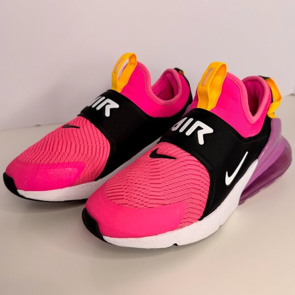 Nike Other - Youth Nike Air‎ Max 270 Extreme Hyper Pink/White-Black (CI1109 601) Size 6.5 Y